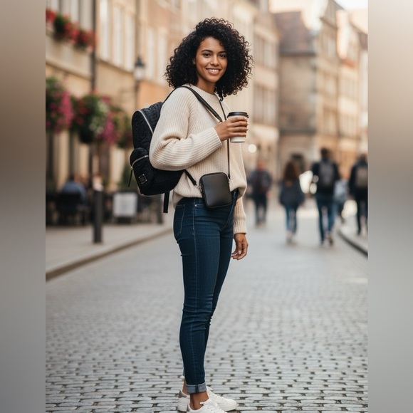 MARC JACOBS Quilted Nylon Backpack Black Large Laptop School Travel Bag NWT - Picture 6 of 15